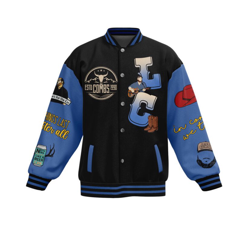 Luke Combs Baseball Jacket For Fan CFB1791 1