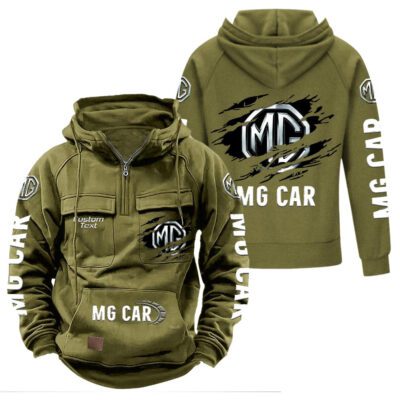 MG Vintage Quarter Zip Hoodie Retro Hoodie LQZ1067 3