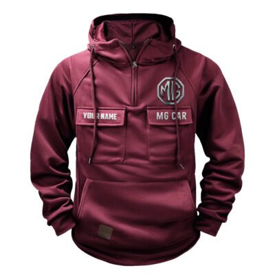 MG Vintage Quarter Zip Hoodie Retro Hoodie LQZ1275 4