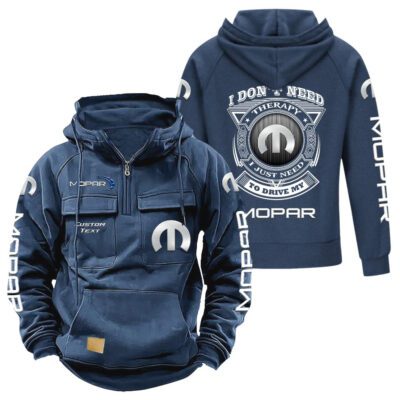 Mopar Vintage Quarter Zip Hoodie Retro Hoodie LQZ1250 2 Mopar Vintage Quarter Zip Hoodie Retro Hoodie LQZ1250 2