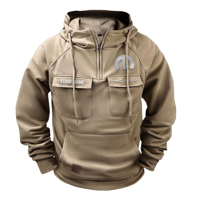 Mopar Vintage Quarter Zip Hoodie Retro Hoodie LQZ1404 3