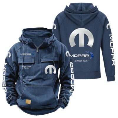 Mopar Vintage Quarter Zip Hoodie Retro Hoodie LQZ1415 2