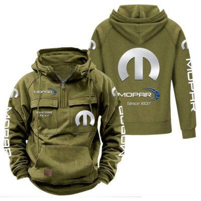 Mopar Vintage Quarter Zip Hoodie Retro Hoodie LQZ1415 3