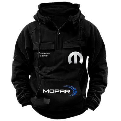 Mopar Vintage Quarter Zip Hoodie Retro Hoodie LQZ1477 1 Mopar Vintage Quarter Zip Hoodie Retro Hoodie LQZ1477 1