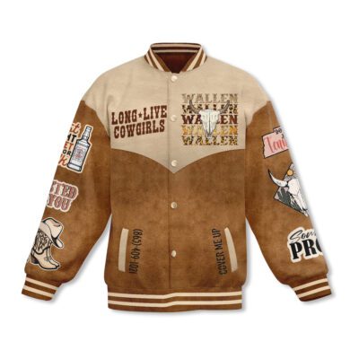 Morgan Wallen Baseball Jacket For Fan CFB1739 2