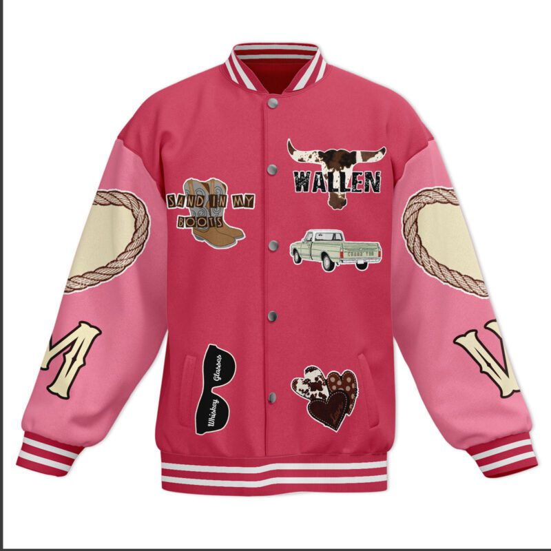 Morgan Wallen Baseball Jacket For Fan CFB1742 1