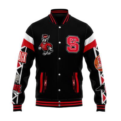 NC State Wolfpack NCAA Baseball Jacket For Fan CFB1722 1 NC State Wolfpack NCAA Baseball Jacket For Fan CFB1722 1