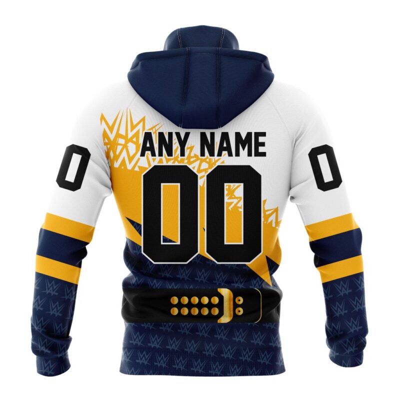 NHL Nashville Predators Special WWE Design Gaiter Hoodie FGH1013 1