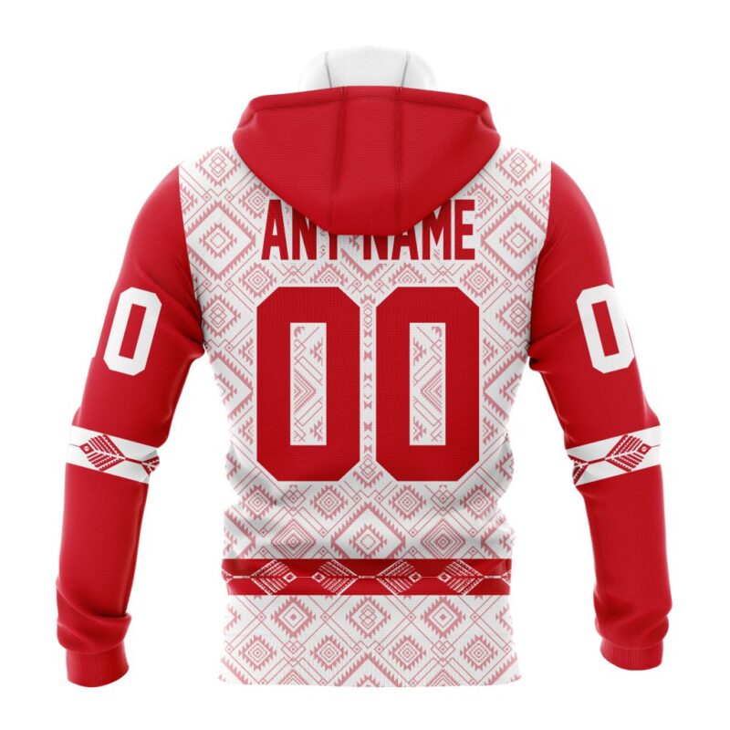 NHL New Jersey Devils Special Native Heritage Design Gaiter Hoodie FGH1076 1