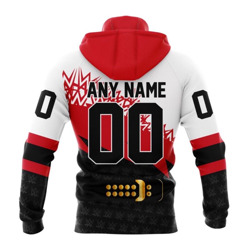 NHL New Jersey Devils Special WWE Design Gaiter Hoodie FGH1018 1