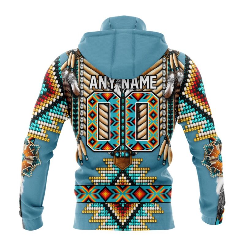 NHL Seattle Kraken Special Native Costume Design Gaiter Hoodie FGH1036 1
