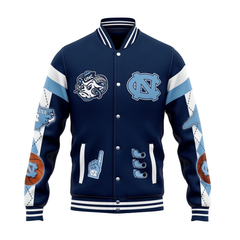 North Carolina NCAA Baseball Jacket For Fan CFB1708 1