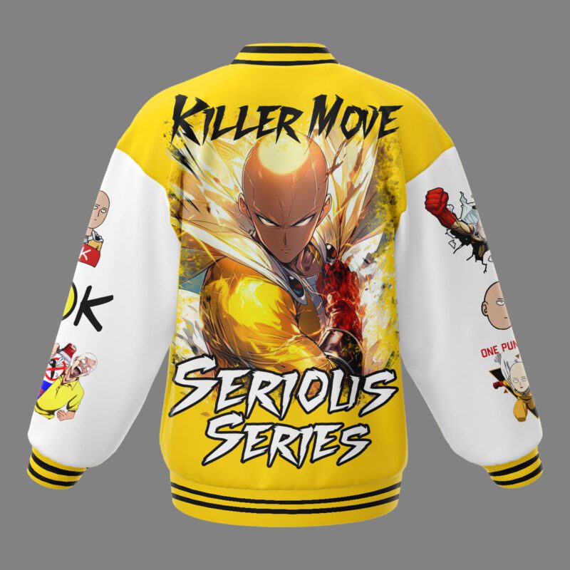 One Punch Man Baseball Jacket For Fan CFB1688 2