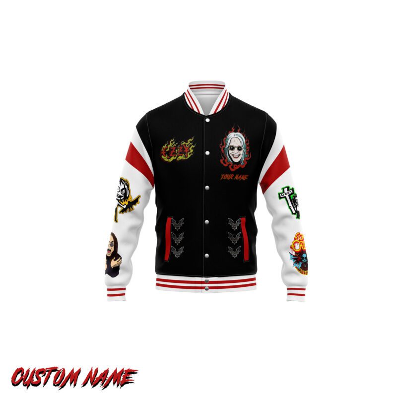 Ozzy Osbourne Baseball Jacket For Fan CFB1060 1