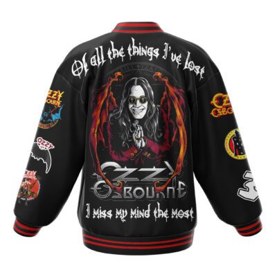 Ozzy Osbourne Baseball Jacket For Fan CFB1692 2