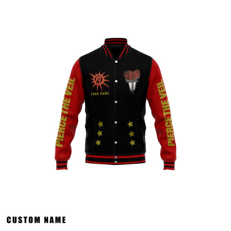 Pierce The Veil Baseball Jacket For Fan CFB1665 1