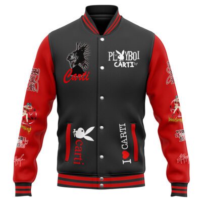 Playboi Carti Baseball Jacket For Fan CFB1662 1