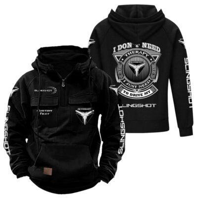 Polaris Slingshot Vintage Quarter Zip Hoodie Retro Hoodie LQZ1243