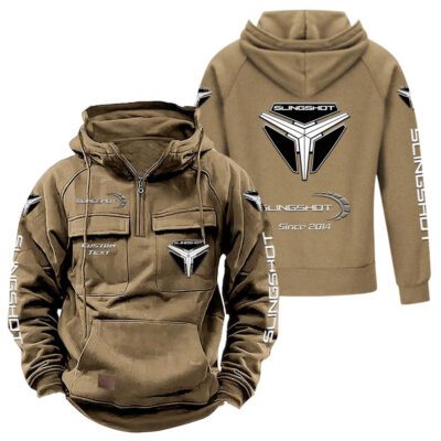 Polaris Slingshot Vintage Quarter Zip Hoodie Retro Hoodie LQZ1387 4