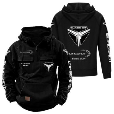 Polaris Slingshot Vintage Quarter Zip Hoodie Retro Hoodie LQZ1387
