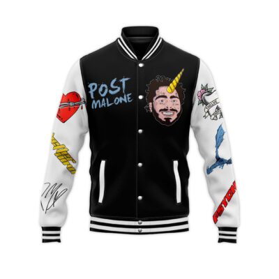 Post Malone Baseball Jacket For Fan CFB1655 1