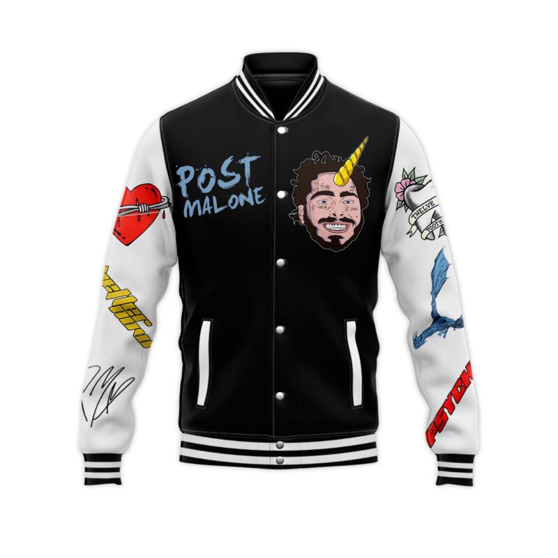 Post Malone Baseball Jacket For Fan CFB1655 1