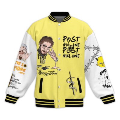 Post Malone Baseball Jacket For Fan CFB1661 1
