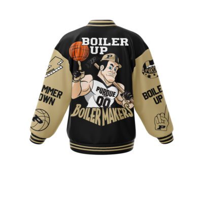 Purdue Boilermakers NCAA Baseball Jacket For Fan CFB1652 2