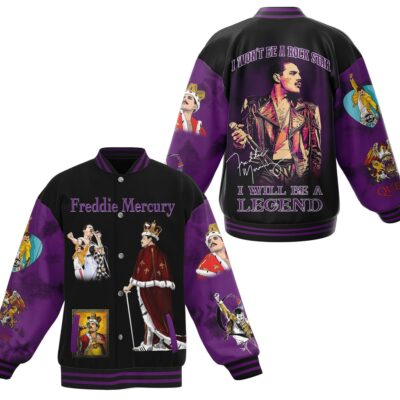 Queen Freddie Mercury Baseball Jacket For Fan CFB1059