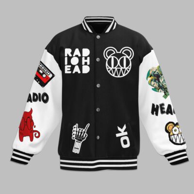 Radiohead Baseball Jacket For Fan CFB1646 1 Radiohead Baseball Jacket For Fan CFB1646 1