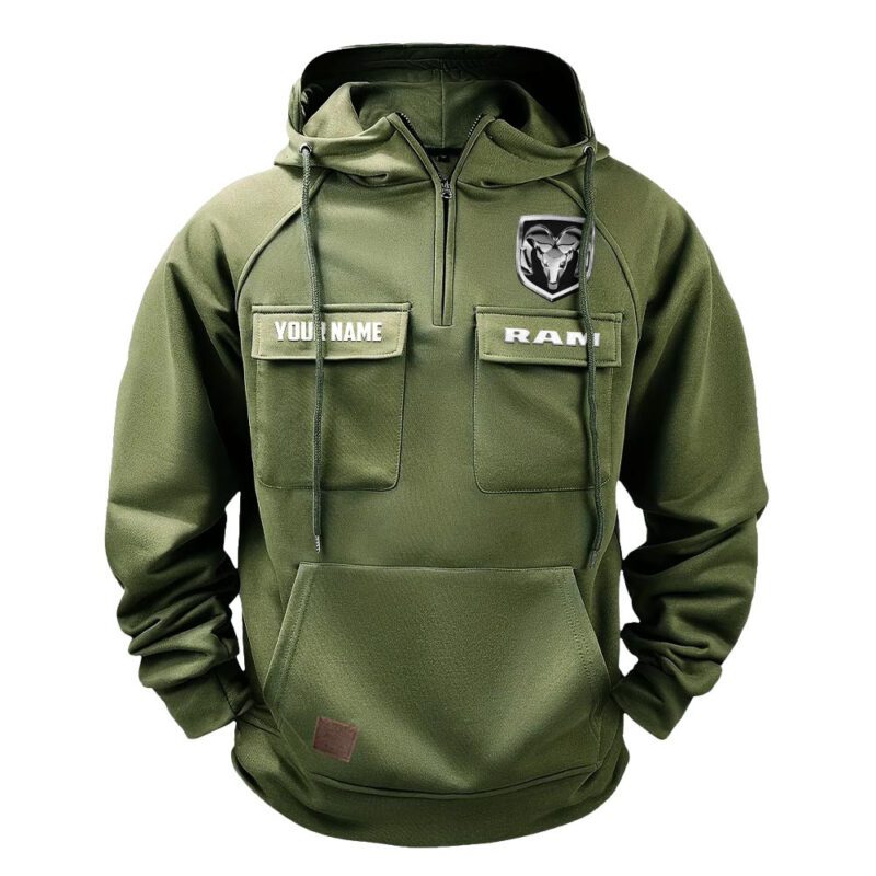 Ram Truck Vintage Quarter Zip Hoodie Retro Hoodie LQZ1134 2