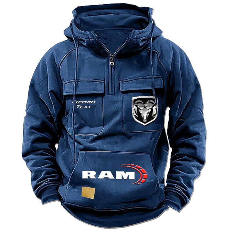 Ram Truck Vintage Quarter Zip Hoodie Retro Hoodie LQZ1447 2