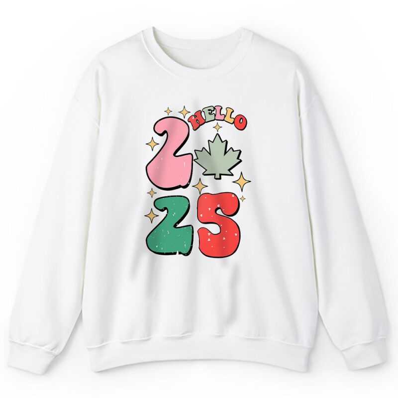 Retro Cute Merry Christmas And Happy New Year Dsquared2 Unisex Sweatshirt TAS22141 1