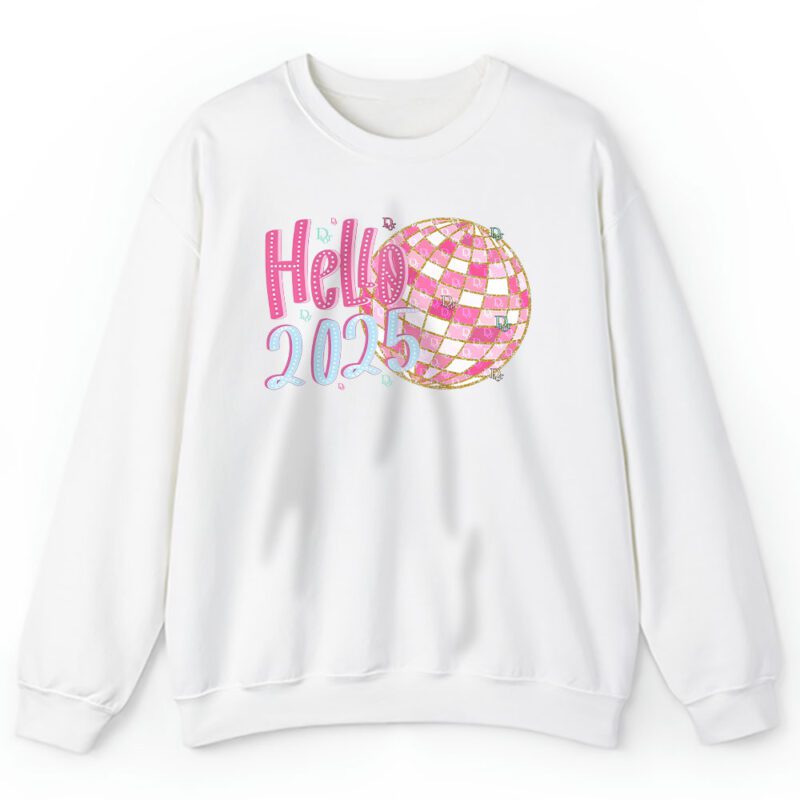 Retro New Year 2025 Disco Ball Dior Unisex Sweatshirt TAS22167 1