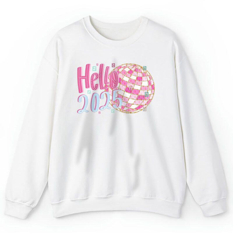 Retro New Year 2025 Disco Ball Fendi Unisex Sweatshirt TAS22169 1