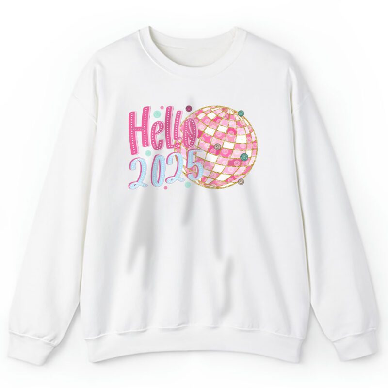 Retro New Year 2025 Disco Ball Versace Unisex Sweatshirt TAS22174 1