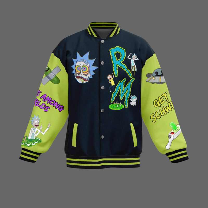Rick And Morty Baseball Jacket For Fan CFB1006 1