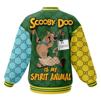 Scooby Doo Gucci Pattern Baseball Jacket For Fan CFB1615 2