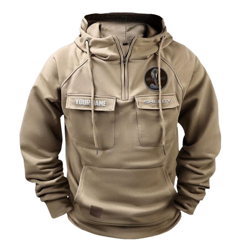 Shelby Vintage Quarter Zip Hoodie Retro Hoodie LQZ1553 3