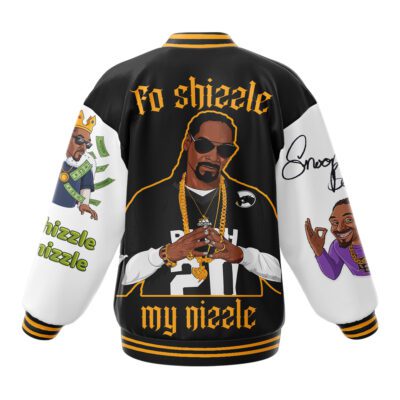 Snoop Dogg Baseball Jacket For Fan CFB1051 2 Snoop Dogg Baseball Jacket For Fan CFB1051 2