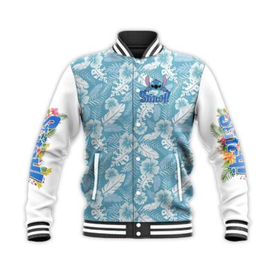 Stitch Disney Baseball Jacket For Fan CFB1113 1 Stitch Disney Baseball Jacket For Fan CFB1113 1