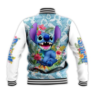 Stitch Disney Baseball Jacket For Fan CFB1113 2 Stitch Disney Baseball Jacket For Fan CFB1113 2
