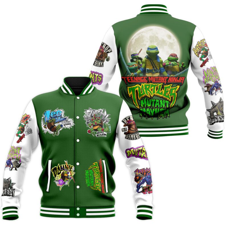 Teenage Mutant Ninja Turtles Baseball Jacket For Fan CFB1552 1