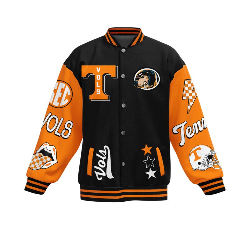 Tennessee Volunteers NCAA Baseball Jacket For Fan CFB1539 1