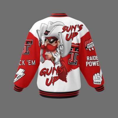 Texas Tech Red Raiders NCAA Baseball Jacket For Fan CFB1534 2 Texas Tech Red Raiders NCAA Baseball Jacket For Fan CFB1534 2