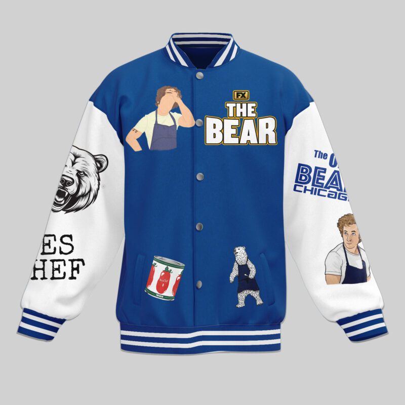 The Bear Baseball Jacket For Fan CFB1536 1