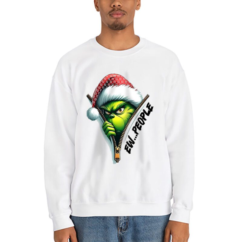 The Greench Ew The People Christmas Cartoon Fendi Unisex Sweatshirt TAS22182 1
