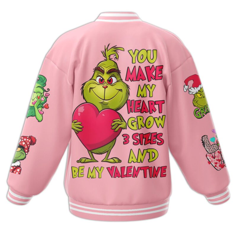 The Grinch Baseball Jacket For Fan CFB1523 2