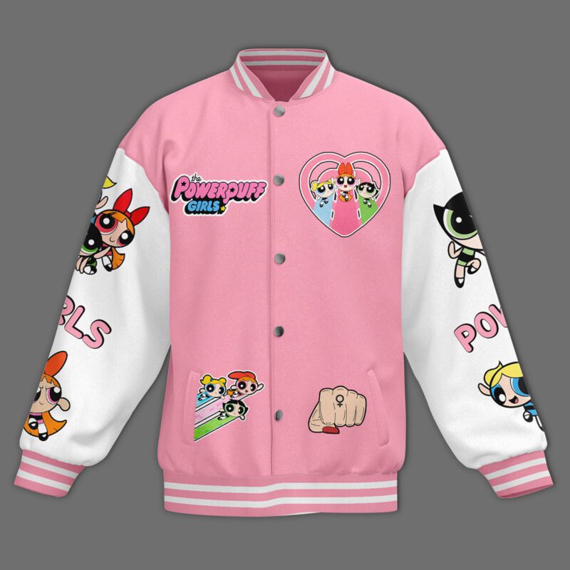 The Powerpuff Girls Baseball Jacket For Fan CFB1512 1