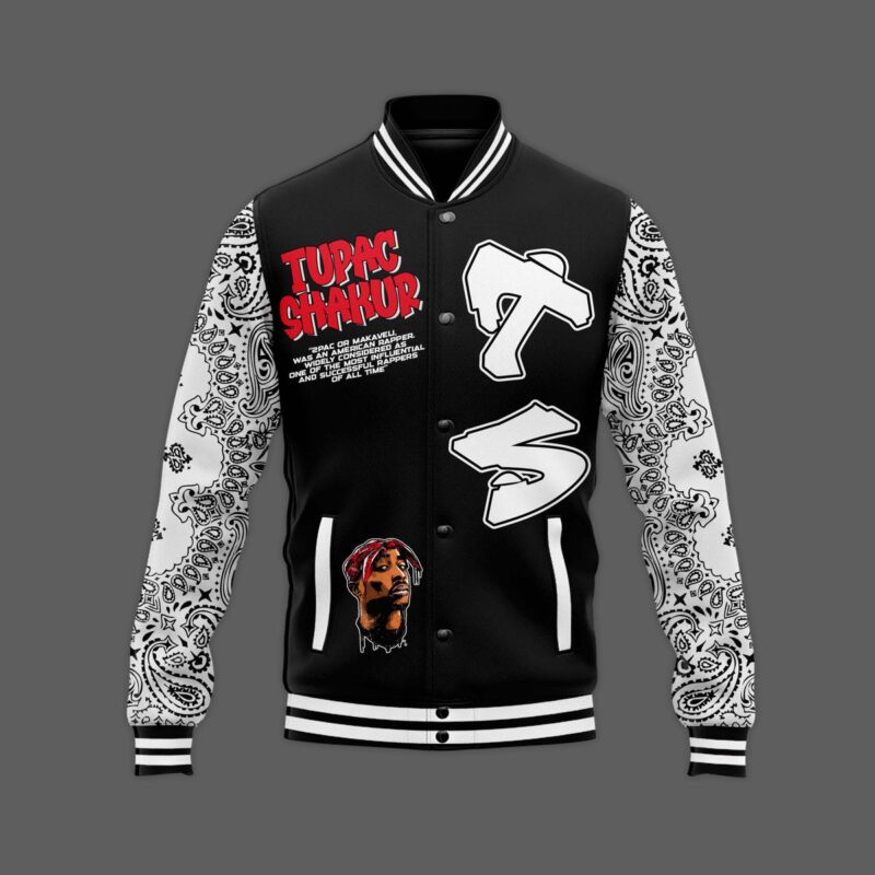 Tupac Shakur Baseball Jacket For Fan CFB1472 2
